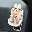 Labubu Doll Safety Seat Car Air Outlet Accessories for V2 V3 Plush Toy Seat