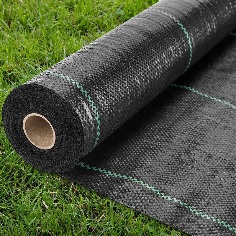 Garden Landscape Fabric - Heavy Duty Weed Barrier for Driveways and Gardens