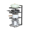 Stainless Steel Kitchen Shelves - Multi-Layered Storage Rack for Organising