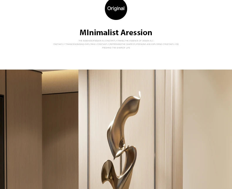 Home Decor Abstract Sculpture - Large Ornaments for Living Room and Gifts