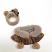 Labubu Doll Clothes - Macaron Sitting Party Outfit and Checkered Cloak for V2 Dolls