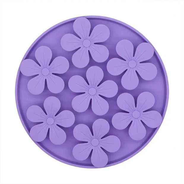 Pet Products Mat for Dogs and Cats - Slow Food Bowls with Suction Cup Feeding and Silicone Lick Pad