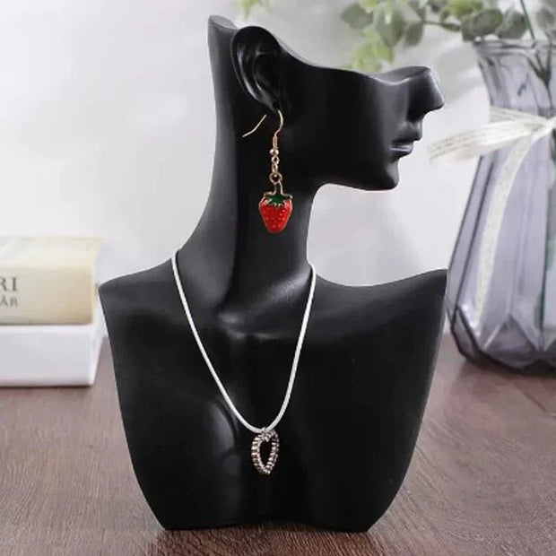 1PC Resin Side Face Mannequin Head Bust Jewelry Display Stand for Necklace Bracelet Earrings Jewellery Storage Holder Rack - Tropical Treasures LTD