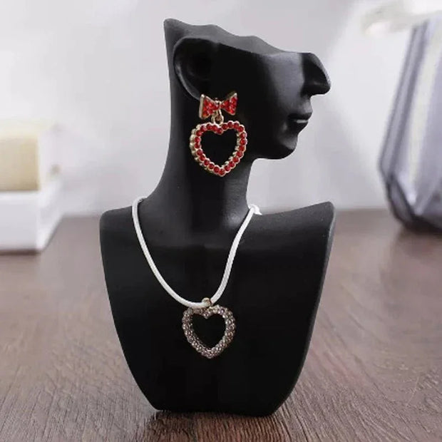 1PC Resin Side Face Mannequin Head Bust Jewelry Display Stand for Necklace Bracelet Earrings Jewellery Storage Holder Rack - Tropical Treasures LTD