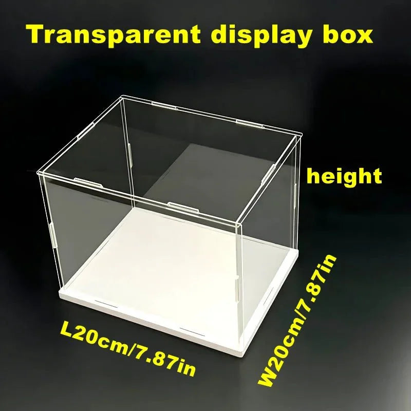 1PC Transparent Acrylic Display Box Self - Assembled Dustproof Storage Cabinet for Car Models Toys Collectibles Modern Style - Tropical Treasures LTD