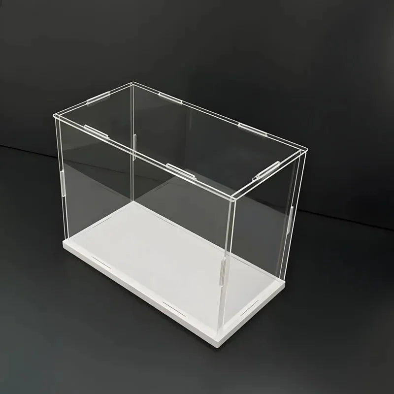 1PC Transparent Acrylic Display Box Self - Assembled Dustproof Storage Cabinet for Car Models Toys Collectibles Modern Style - Tropical Treasures LTD