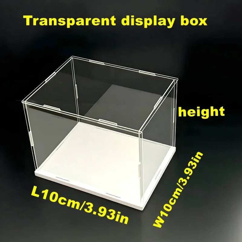 1PC Transparent Acrylic Display Box Self - Assembled Dustproof Storage Cabinet for Car Models Toys Collectibles Modern Style - Tropical Treasures LTD