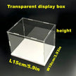 1PC Transparent Acrylic Display Box Self - Assembled Dustproof Storage Cabinet for Car Models Toys Collectibles Modern Style - Tropical Treasures LTD