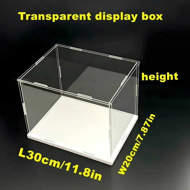 1PC Transparent Acrylic Display Box Self - Assembled Dustproof Storage Cabinet for Car Models Toys Collectibles Modern Style - Tropical Treasures LTD