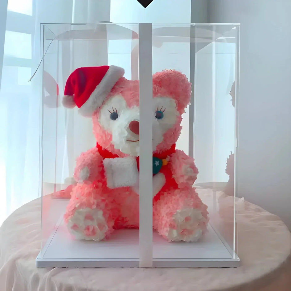 1PC Transparent Acrylic Display Box Self - Assembled Dustproof Storage Cabinet for Car Models Toys Collectibles Modern Style - Tropical Treasures LTD