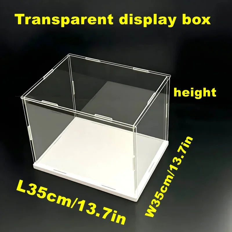 1PC Transparent Acrylic Display Box Self - Assembled Dustproof Storage Cabinet for Car Models Toys Collectibles Modern Style - Tropical Treasures LTD