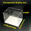 1PC Transparent Acrylic Display Box Self - Assembled Dustproof Storage Cabinet for Car Models Toys Collectibles Modern Style - Tropical Treasures LTD