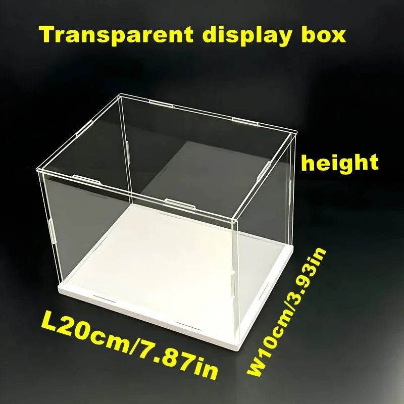 1PC Transparent Acrylic Display Box Self - Assembled Dustproof Storage Cabinet for Car Models Toys Collectibles Modern Style - Tropical Treasures LTD