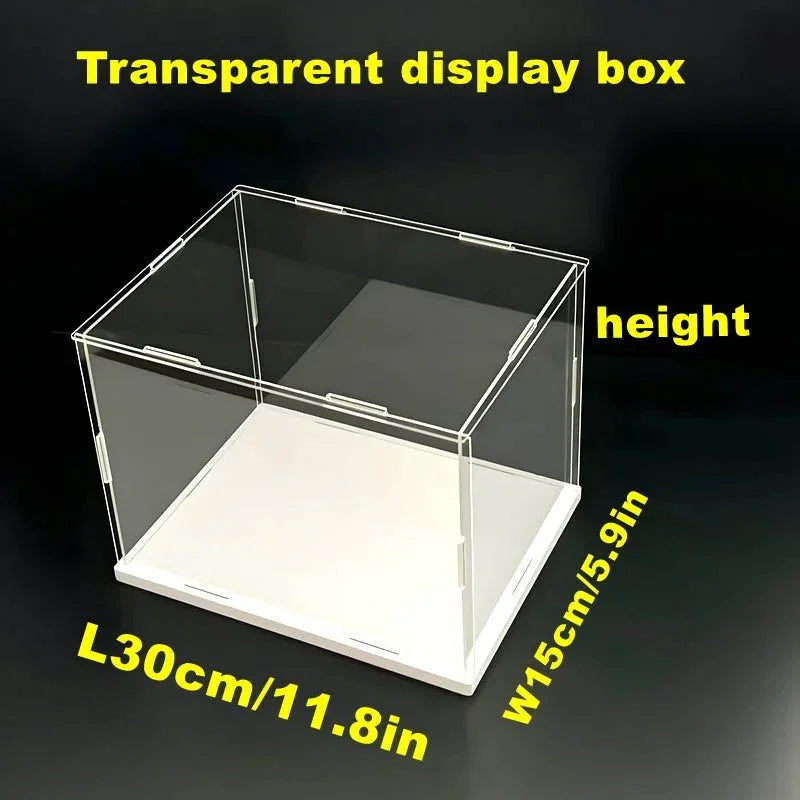 1PC Transparent Acrylic Display Box Self - Assembled Dustproof Storage Cabinet for Car Models Toys Collectibles Modern Style - Tropical Treasures LTD