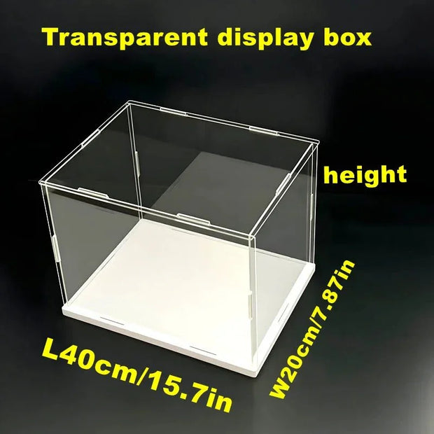 1PC Transparent Acrylic Display Box Self - Assembled Dustproof Storage Cabinet for Car Models Toys Collectibles Modern Style - Tropical Treasures LTD