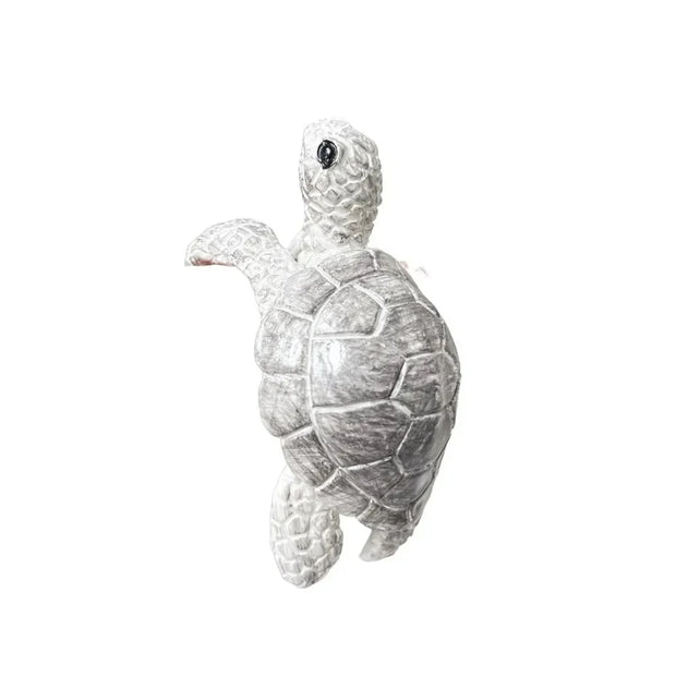 Funny Cartoon Sea Turtle Flowerpot Hanger Resin Cute Climbing Turtle Flower Pot Hugger Handmade Hanging Turtle Statue Fish Tank - Tropical Treasures LTD