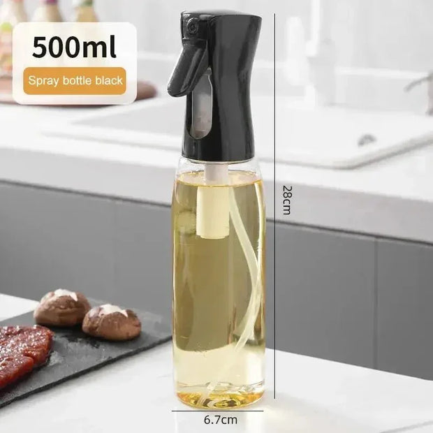 1PC Oil Spray Pot 200/300/500ML Edible Olive Oil Spray Bottle for Kitchen Air Fryer Atomized Misty Oil Tank Household Herb & Spice Tool - Tropical Treasures LTD