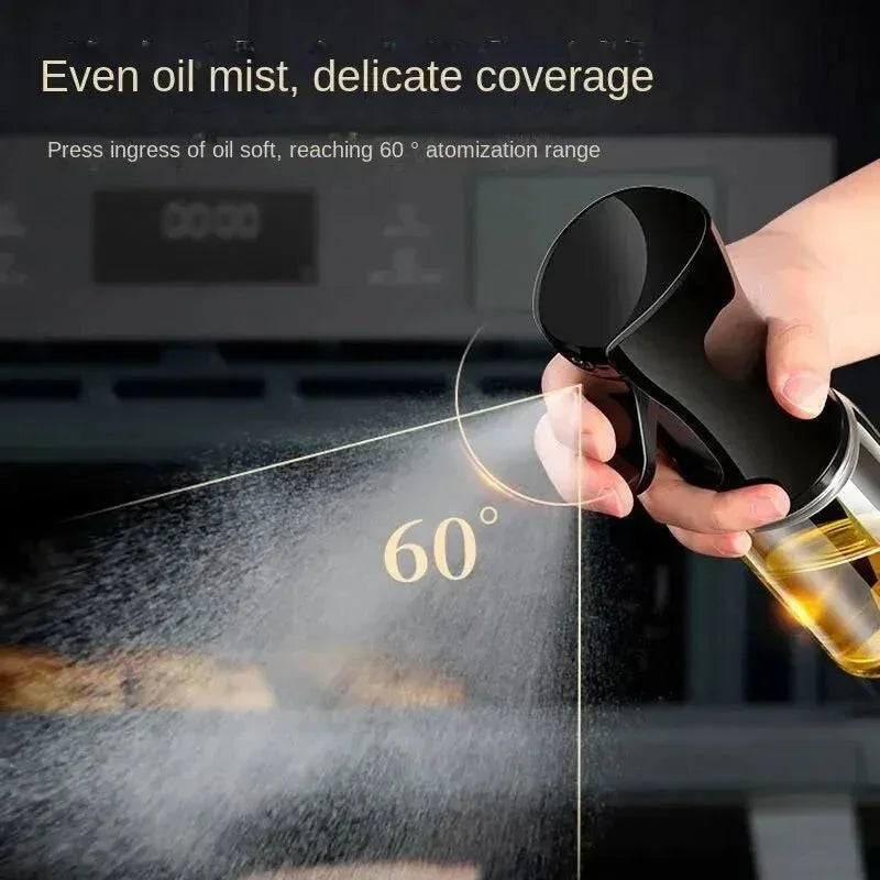 1PC Oil Spray Pot 200/300/500ML Edible Olive Oil Spray Bottle for Kitchen Air Fryer Atomized Misty Oil Tank Household Herb & Spice Tool - Tropical Treasures LTD
