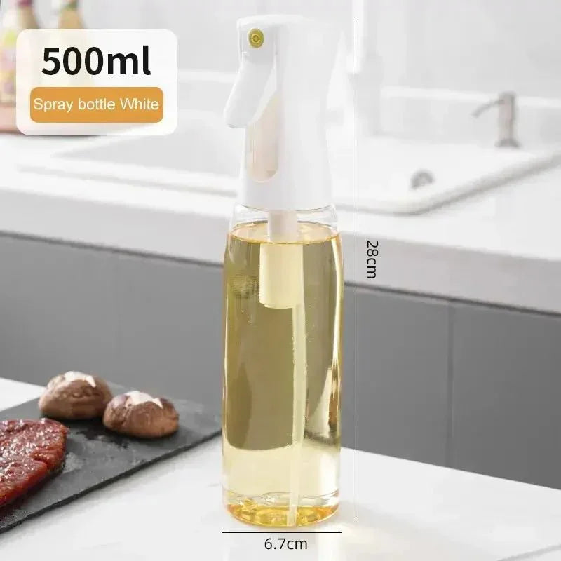 1PC Oil Spray Pot 200/300/500ML Edible Olive Oil Spray Bottle for Kitchen Air Fryer Atomized Misty Oil Tank Household Herb & Spice Tool - Tropical Treasures LTD