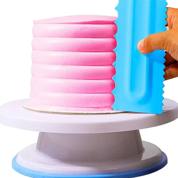 4/9pcs Cake Decoration Comb Set Adjustable Cream Demoulding Knife Smooth Scraper Baking Pastry Spatula Tools for Cake Smoothing - Tropical Treasures LTD