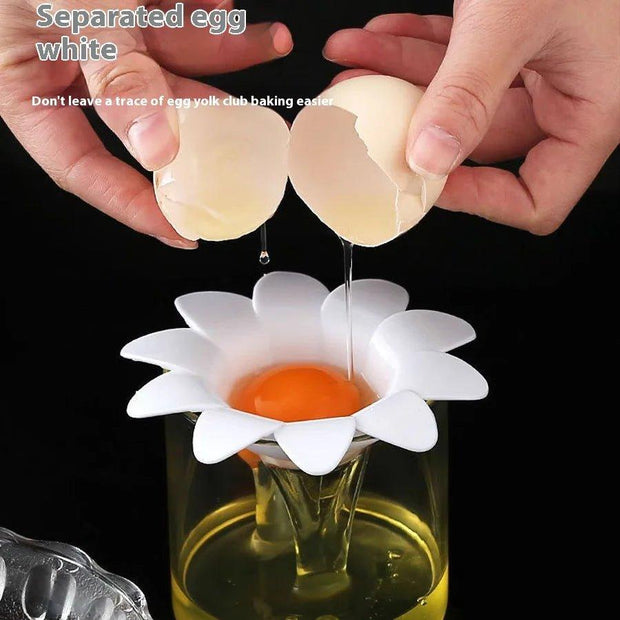 Daisy Design Kitchen Egg Separator PP Eco - Friendly Egg Yolk Protein Filtration Tool for Separating Egg White And Yolk - Tropical Treasures LTD