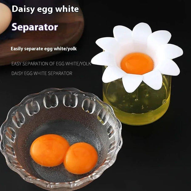 Daisy Design Kitchen Egg Separator PP Eco - Friendly Egg Yolk Protein Filtration Tool for Separating Egg White And Yolk - Tropical Treasures LTD