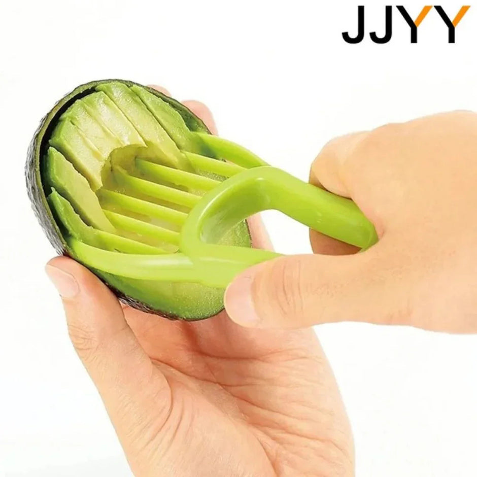 JJYY 3 In 1 Avocado Slicer Shea Corer Butter Fruit Peeler Cutter Pulp Separator Kitchen Vegetable Tools - Tropical Treasures LTD