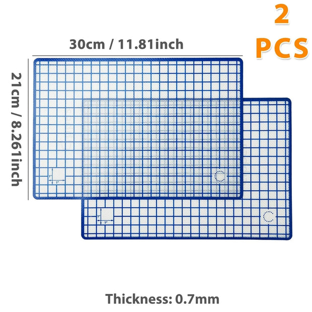 Silicone Baking Mat for Oven Eco - Friendly Non - Stick Heat Resistant Sheets 30/42cm Sizes for Cookies Macarons Bread Baking Tools - Tropical Treasures LTD