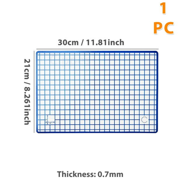 Silicone Baking Mat for Oven Eco - Friendly Non - Stick Heat Resistant Sheets 30/42cm Sizes for Cookies Macarons Bread Baking Tools - Tropical Treasures LTD