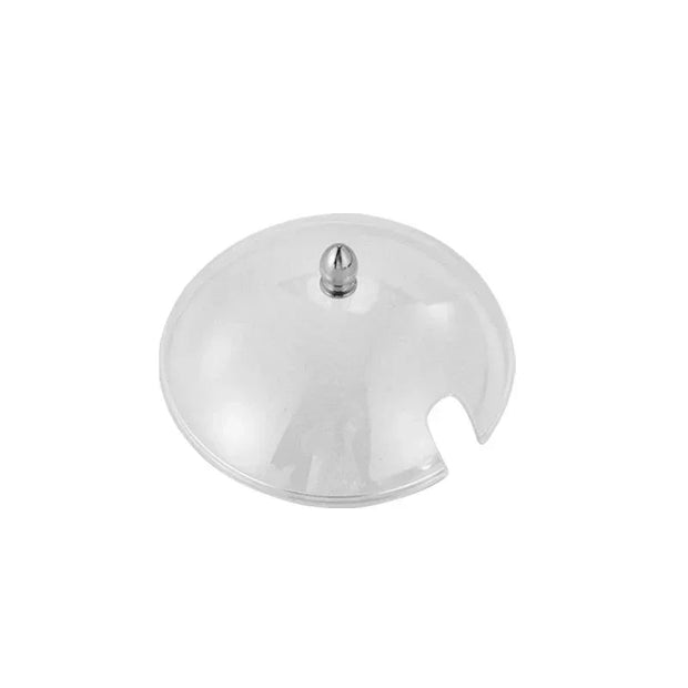 Stainless Steel Slant Sauce Bowl with Lid Hot Pot Buffet Seasoning Jar Container Fruit Salad Spherical Bowls Serving Tableware - Tropical Treasures LTD